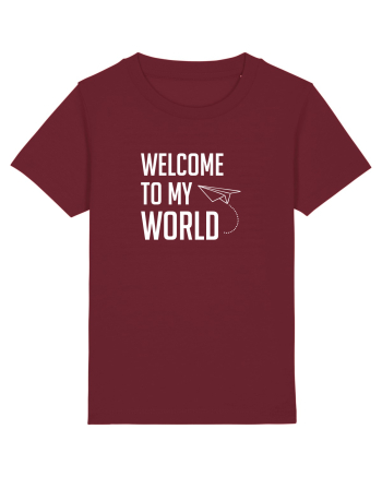 Welcome to my World Burgundy
