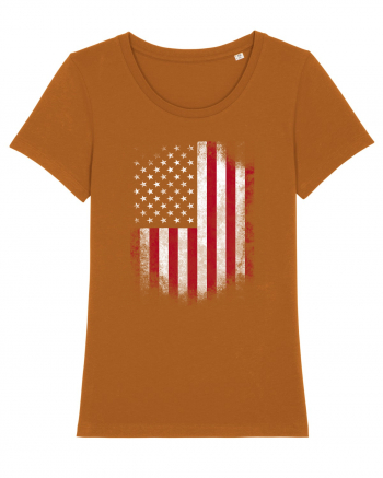 USA Flag Roasted Orange