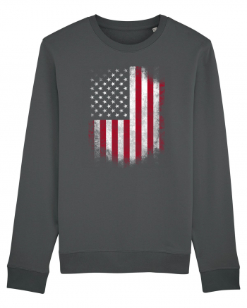 USA Flag Anthracite