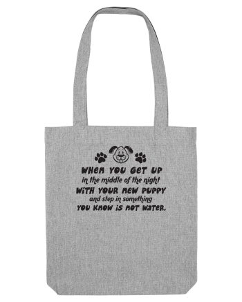 New puppy poop Heather Grey