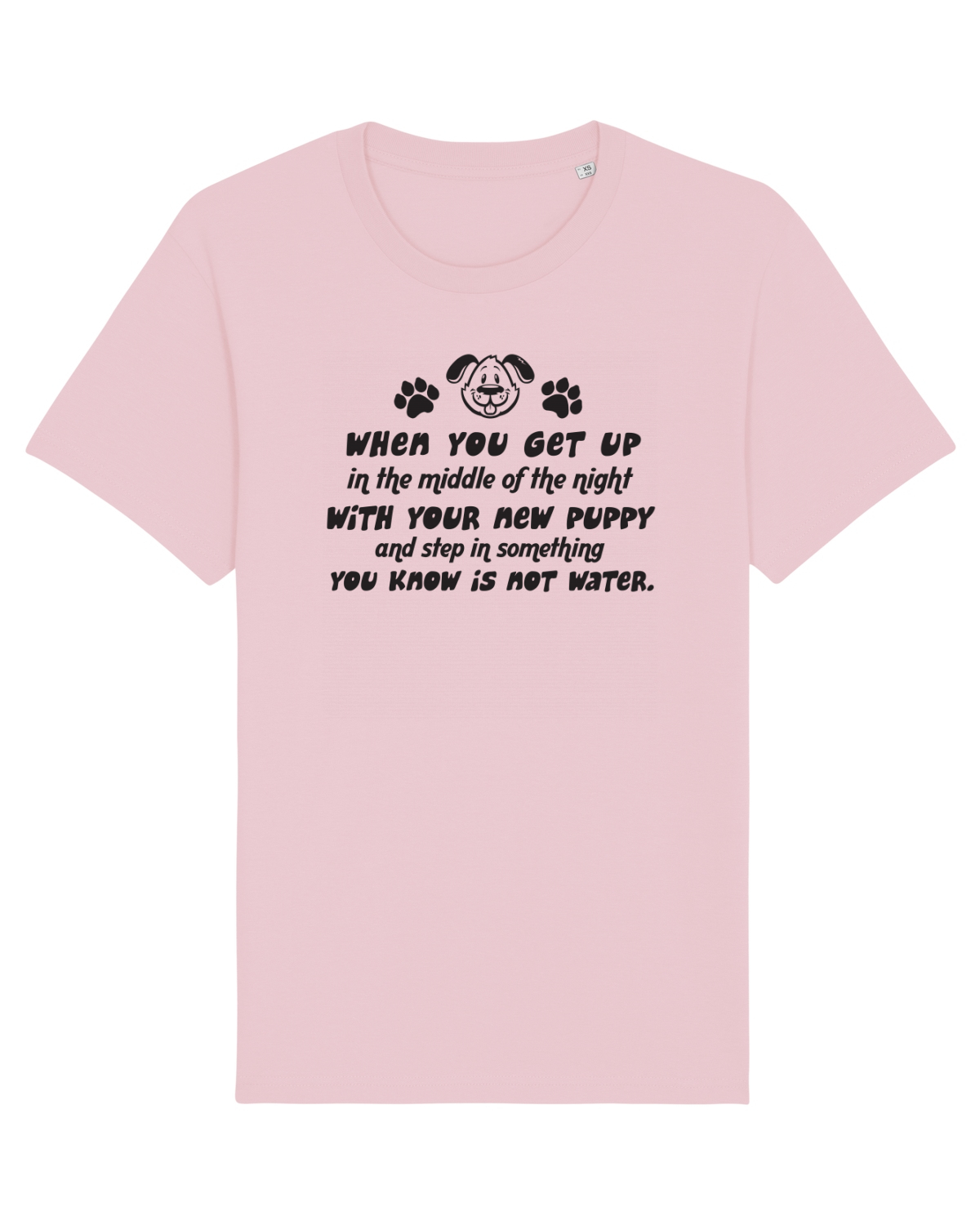 Tricou mânecă scurtă Unisex Rocker Cotton Pink