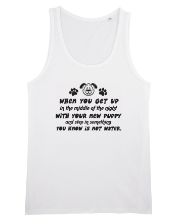New puppy poop White