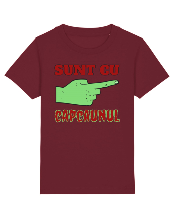 Sunt cu Capcaunul Burgundy
