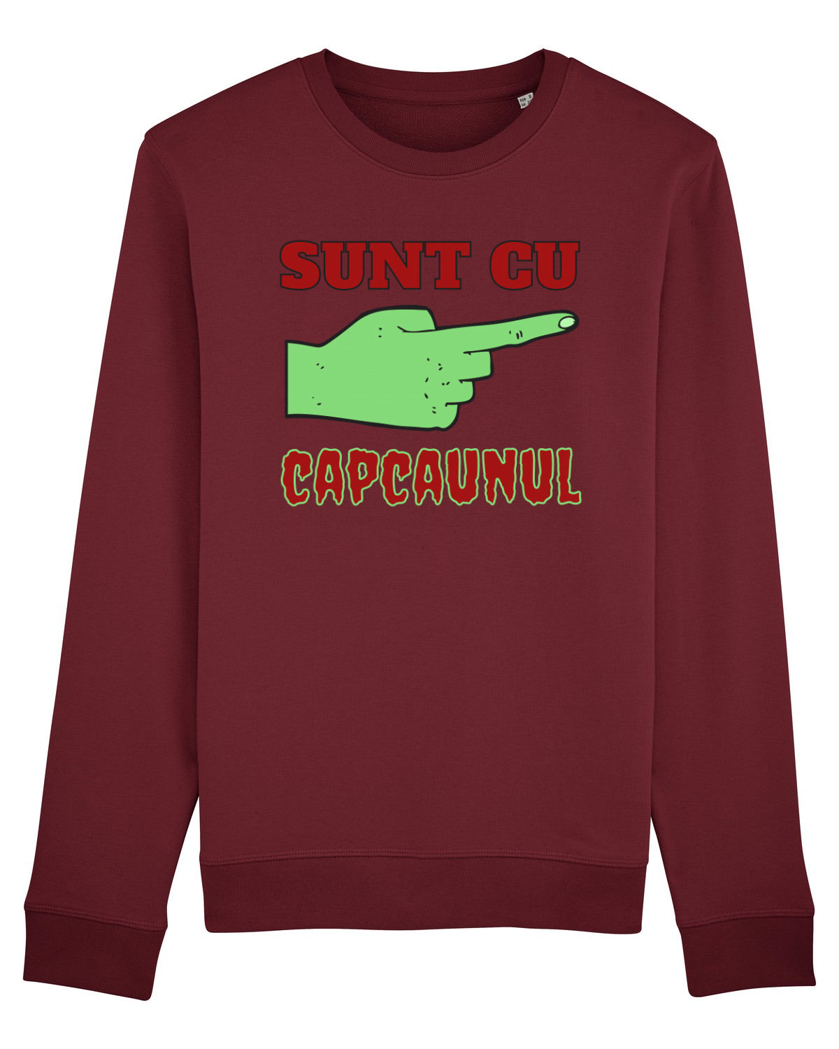 Bluză mânecă lungă Unisex Rise Burgundy