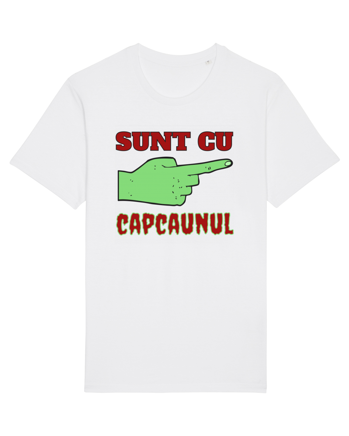Tricou mânecă scurtă Unisex Rocker White