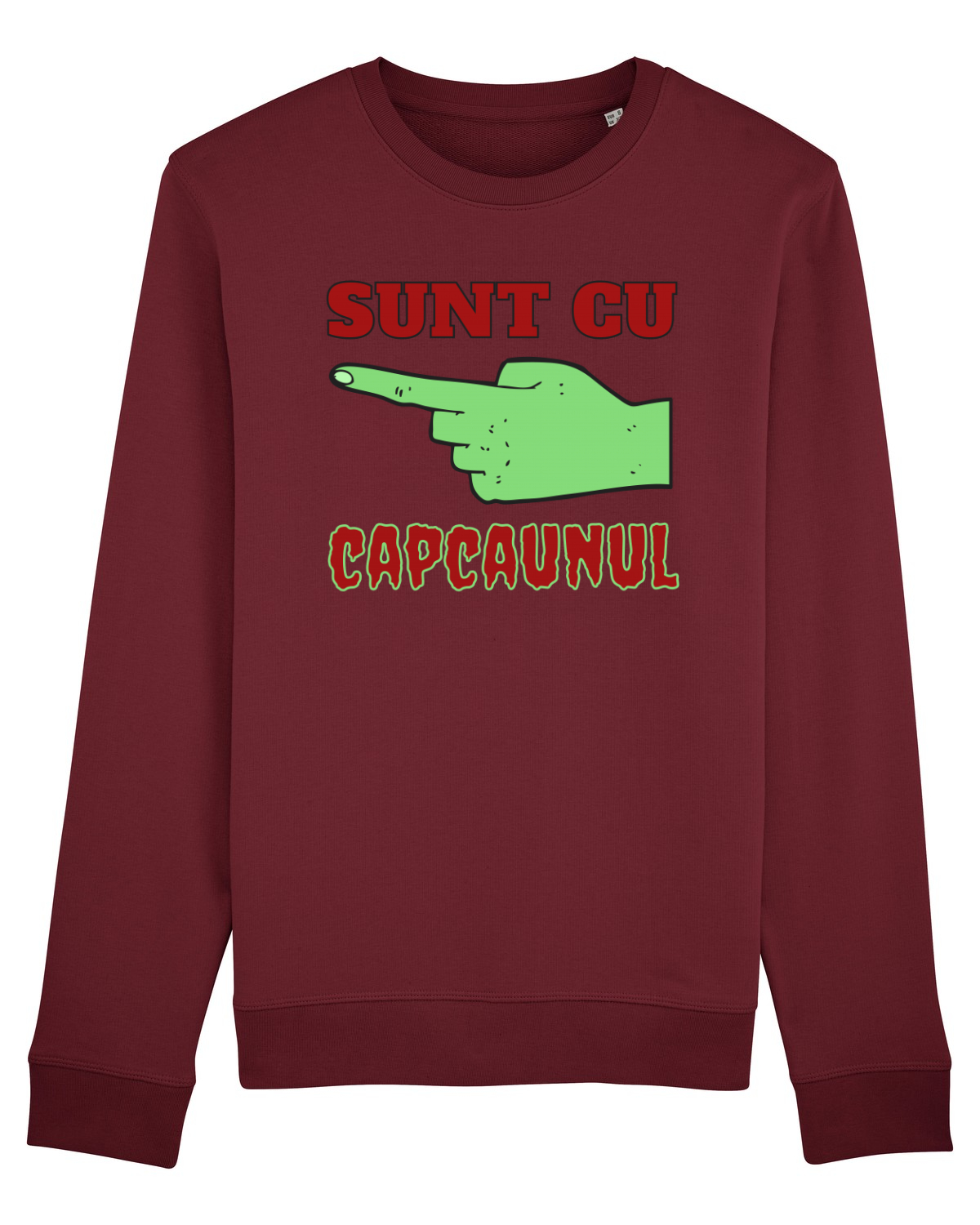 Bluză mânecă lungă Unisex Rise Burgundy