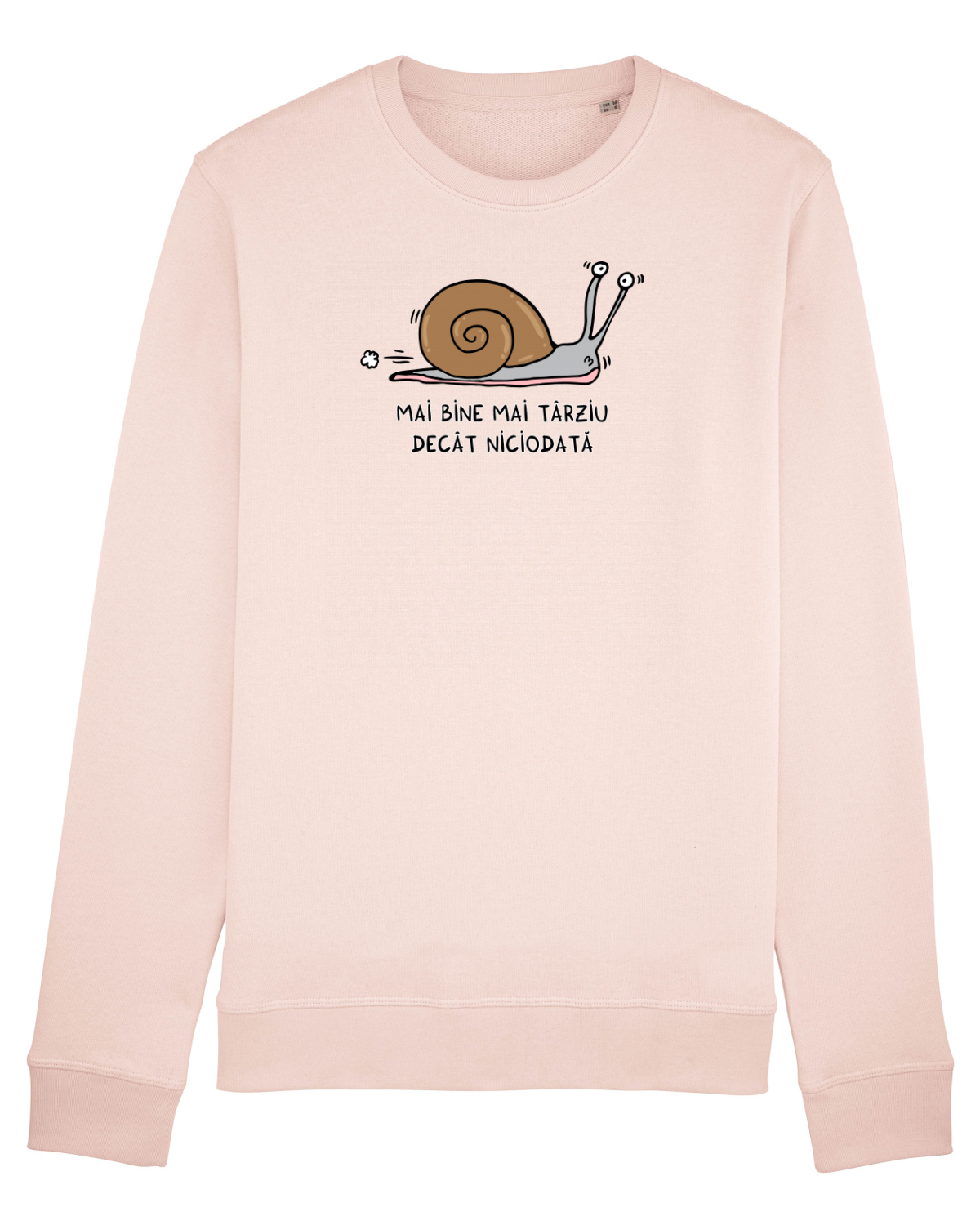 Bluză mânecă lungă Unisex Rise Candy Pink