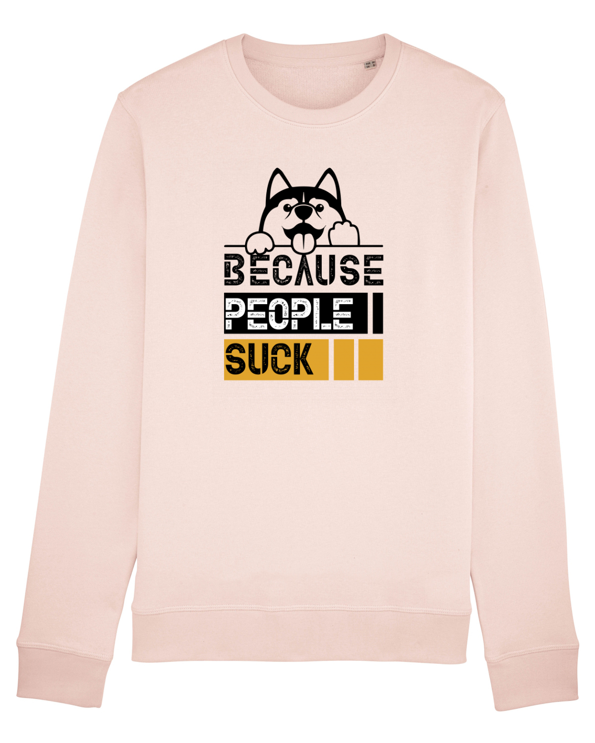 Bluză mânecă lungă Unisex Rise Candy Pink