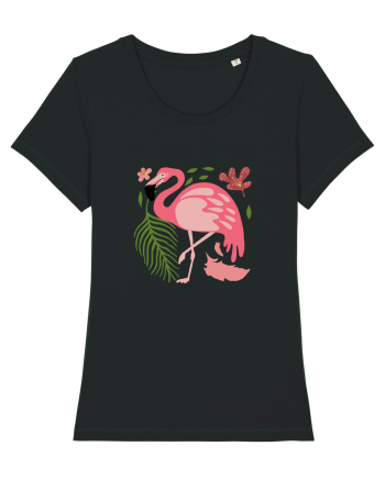 Pink Flamingo Black