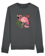 Pink Flamingo Bluză mânecă lungă Unisex Rise