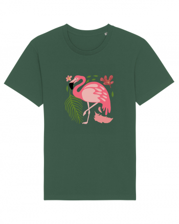 Pink Flamingo Bottle Green