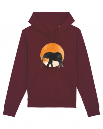 Moon Elephant Burgundy