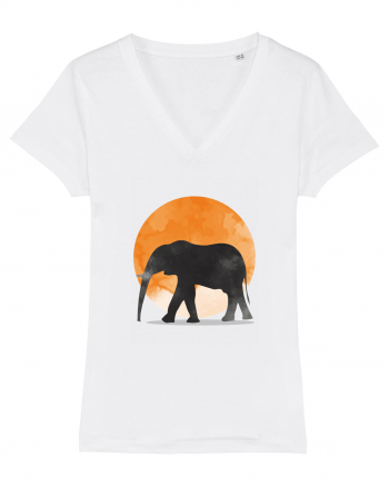 Moon Elephant White