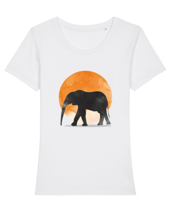 Moon Elephant White