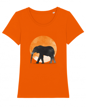 Moon Elephant Bright Orange