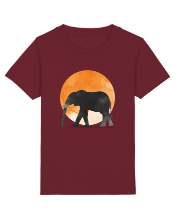 Moon Elephant Burgundy