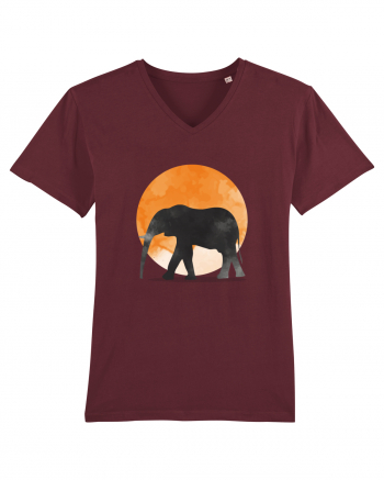 Moon Elephant Burgundy