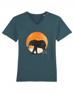 Moon Elephant Tricou mânecă scurtă guler V Bărbat Presenter