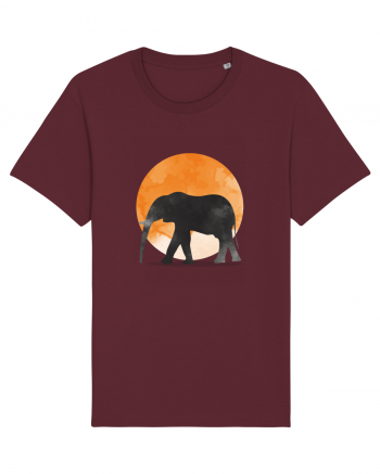 Moon Elephant Burgundy