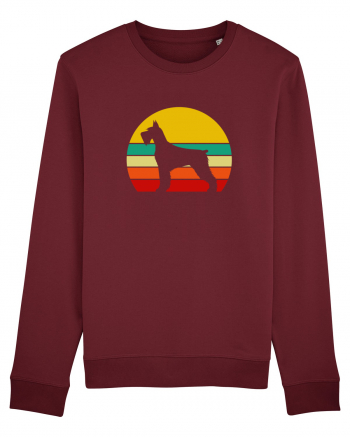 Retro Schnauzer Burgundy