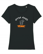 Gym and Tonic Tricou mânecă scurtă guler larg fitted Damă Expresser