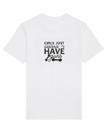 Girls Just Wanna Have Guns Tricou mânecă scurtă Unisex Rocker