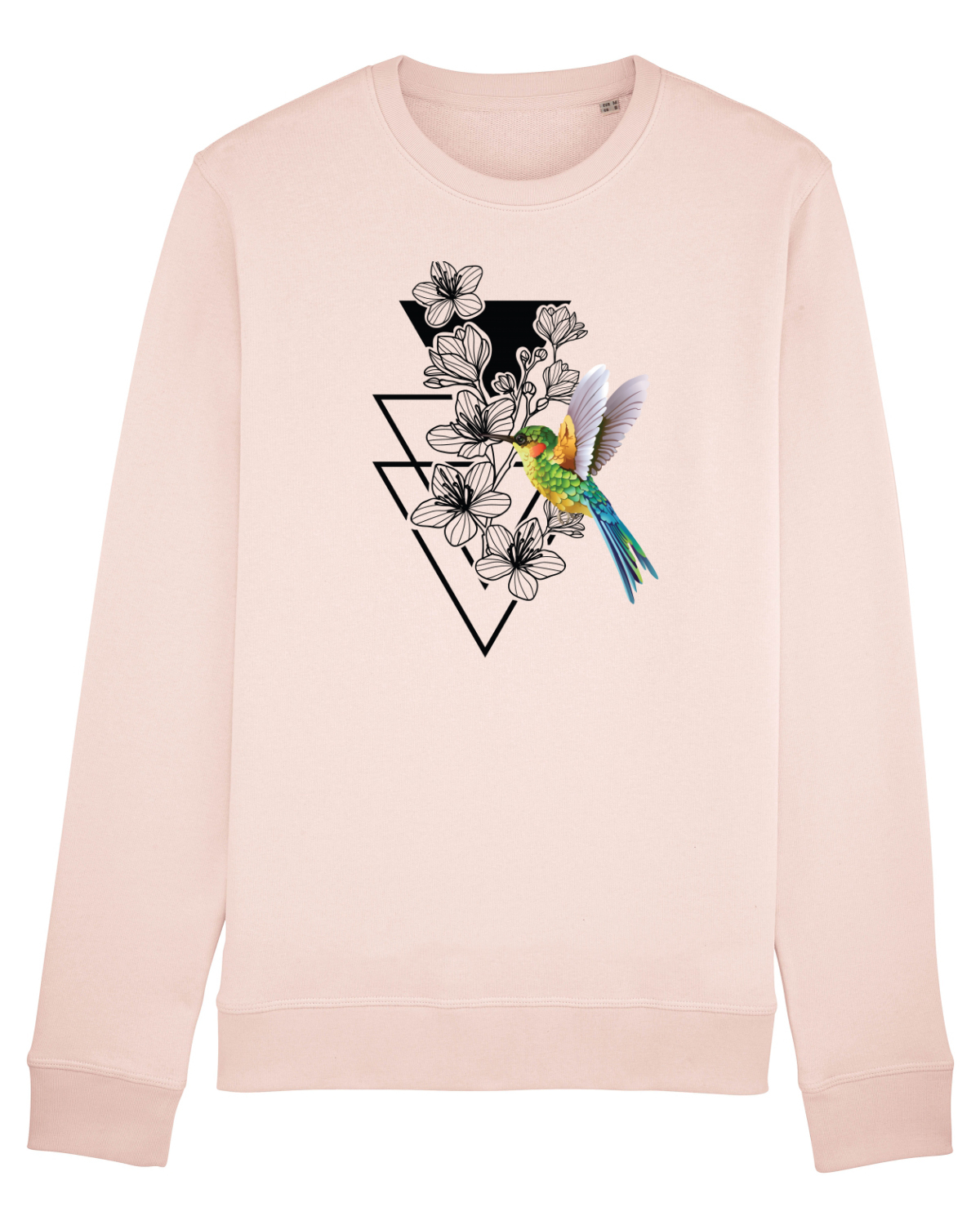 Bluză mânecă lungă Unisex Rise Candy Pink