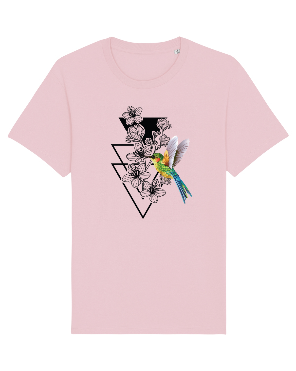 Tricou mânecă scurtă Unisex Rocker Cotton Pink