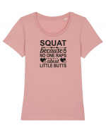 Squat Tricou mânecă scurtă guler larg fitted Damă Expresser