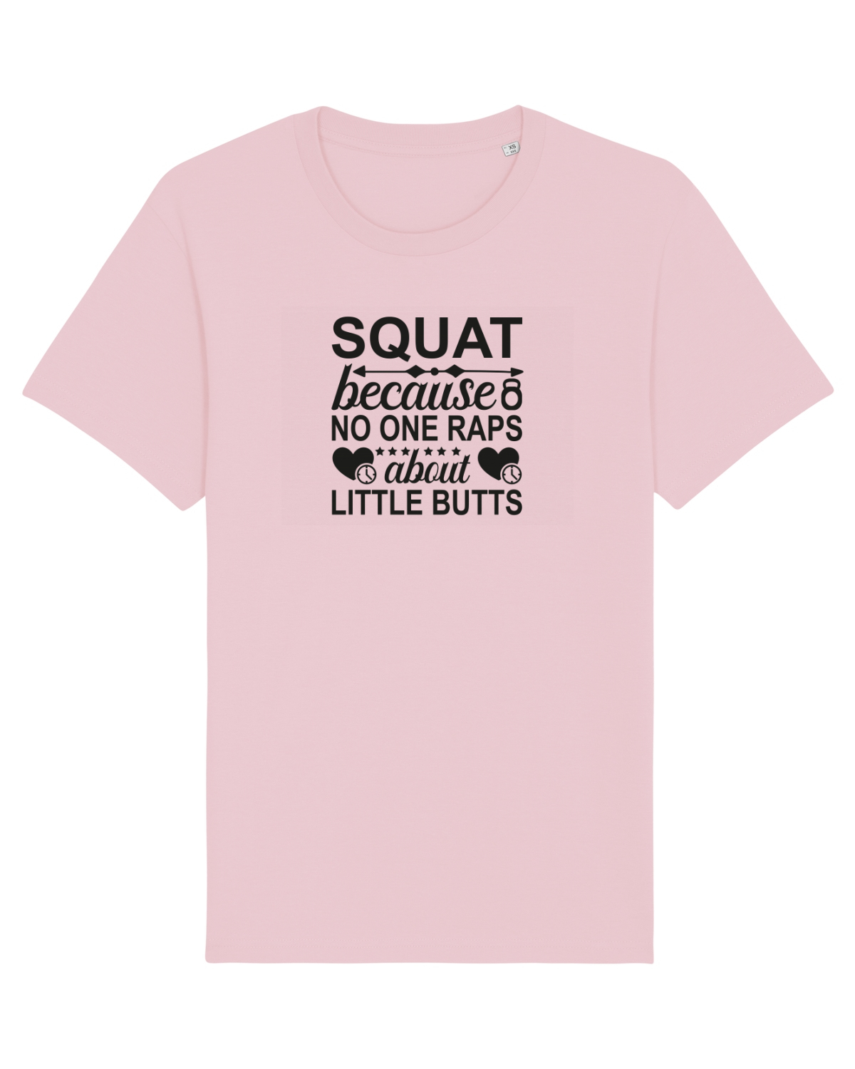 Tricou mânecă scurtă Unisex Rocker Cotton Pink