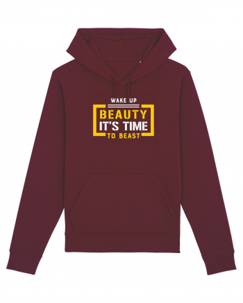 Wake Up Beauty is Time To Beast Burgundy