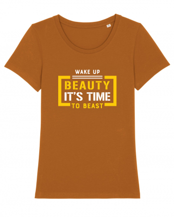 Wake Up Beauty is Time To Beast Roasted Orange