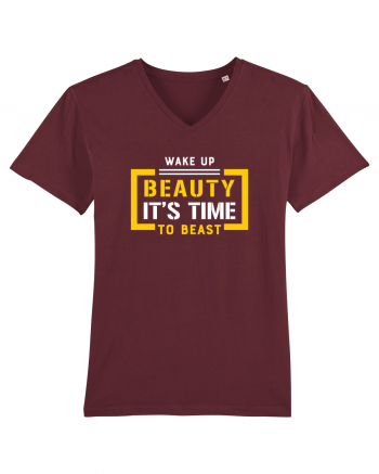 Wake Up Beauty is Time To Beast Burgundy