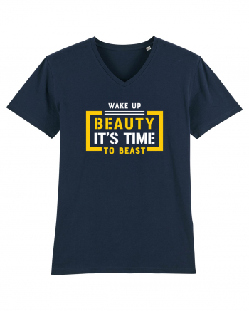 Wake Up Beauty is Time To Beast French Navy