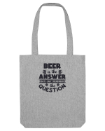 Beer is The Answer Sacoșă textilă