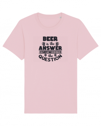Beer is The Answer Cotton Pink