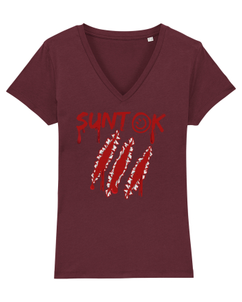 Sunt ok Halloween Burgundy
