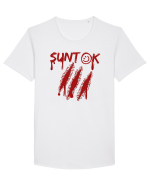 Sunt ok Halloween Tricou mânecă scurtă guler larg Bărbat Skater