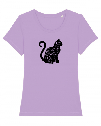 Crazy Black Cat Lavender Dawn