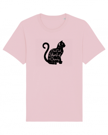 Crazy Black Cat Cotton Pink