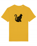 Crazy Black Cat Tricou mânecă scurtă Unisex Rocker