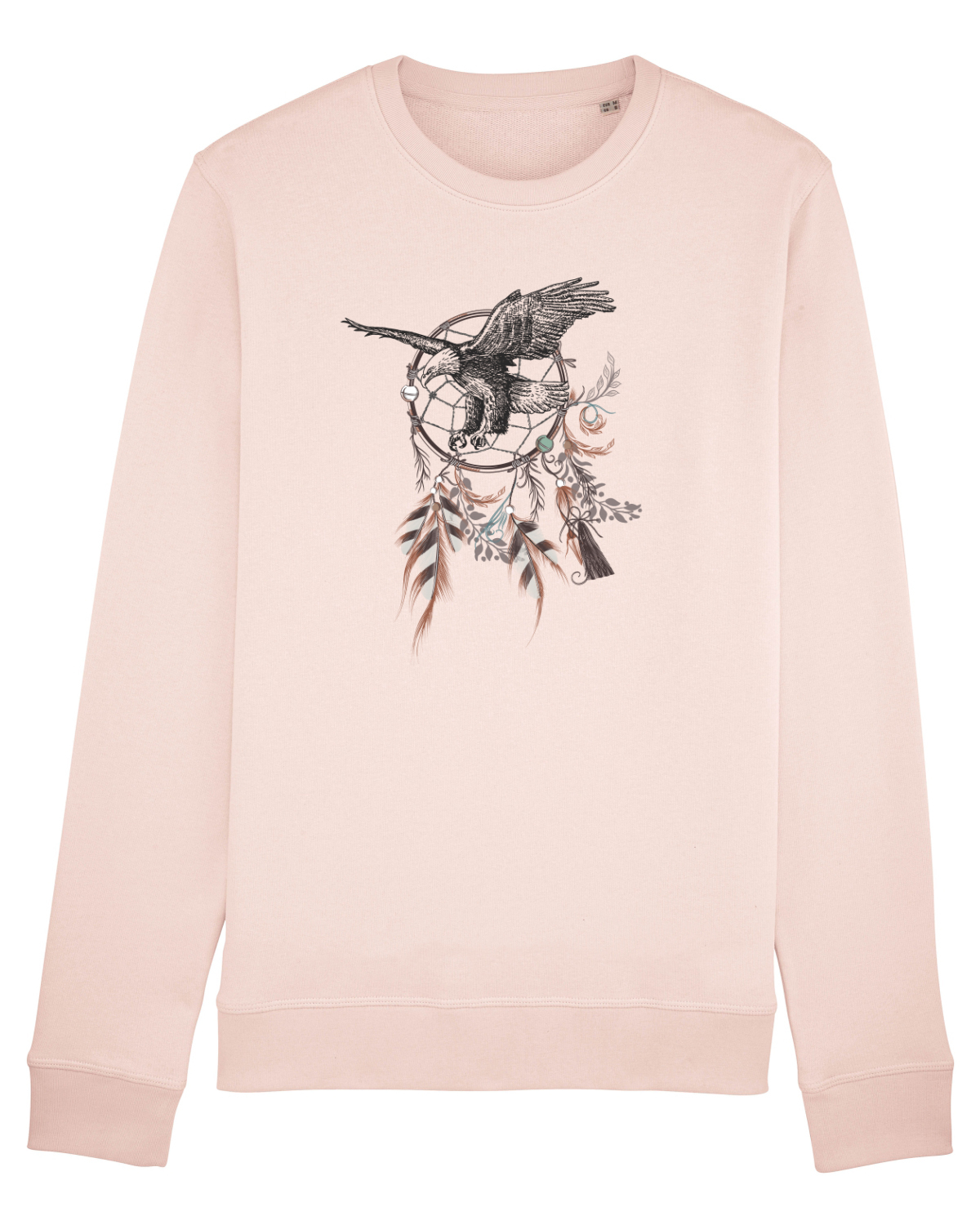 Bluză mânecă lungă Unisex Rise Candy Pink