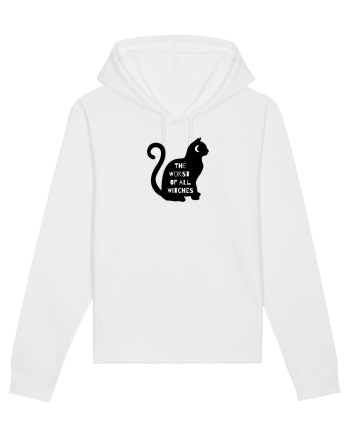 Black Witch  Cat White