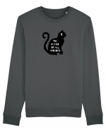 Black Witch  Cat Bluză mânecă lungă Unisex Rise