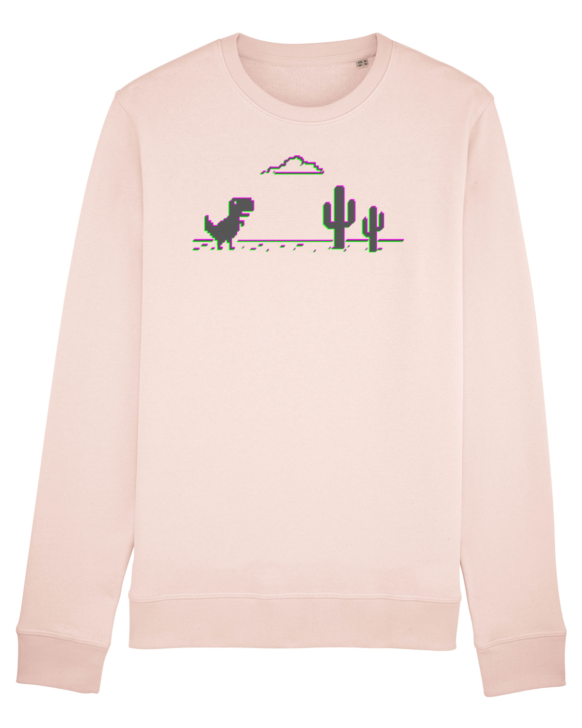 Bluză mânecă lungă Unisex Rise Candy Pink