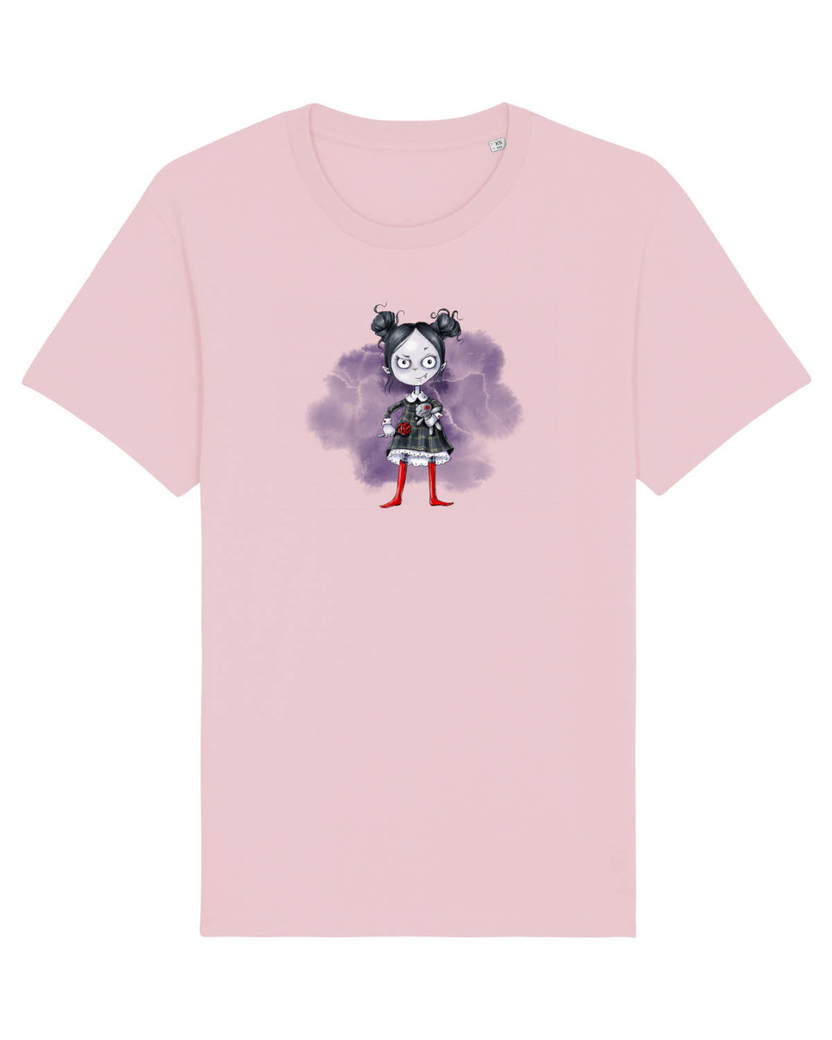 Tricou mânecă scurtă Unisex Rocker Cotton Pink
