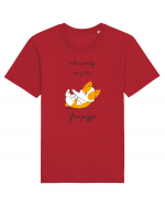 Yoga Flexy Dog Tricou mânecă scurtă Unisex Rocker