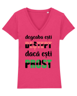 Degeaba Tricou mânecă scurtă guler V Damă Evoker