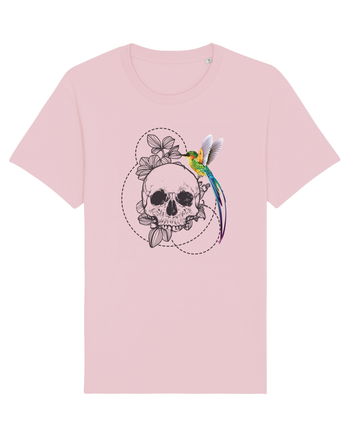 Tricou mânecă scurtă Unisex Rocker Cotton Pink