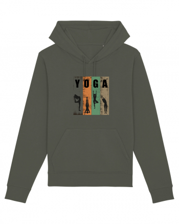 Vintage Yoga Poses Khaki